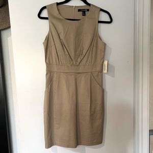 Tan pencil dress